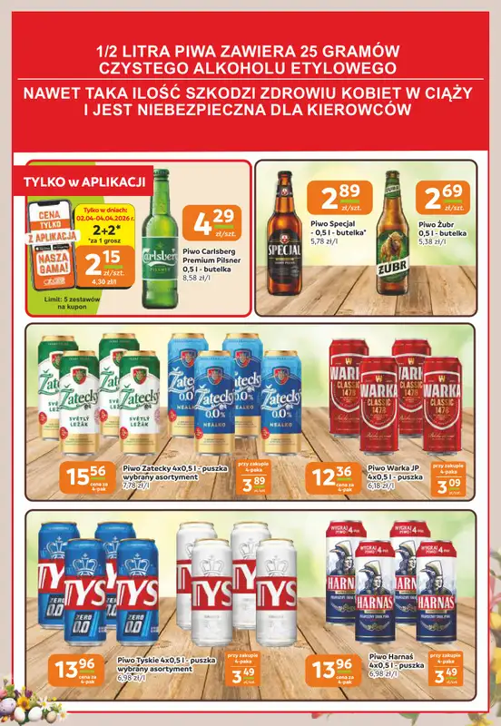 Społem Częstochowa - gazetka promocyjna Gazetka od czwartku 26.03 do wtorku 07.04 - strona 15