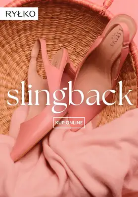 Ryłko - gazetka promocyjna Slingback damskie od czwartku 19.03 
