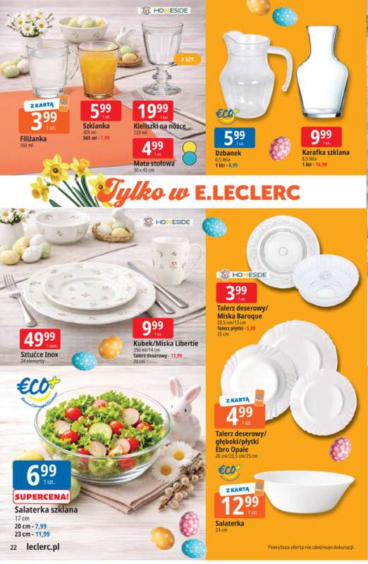 Leclerc - gazetka promocyjna Oferta E.Leclerc I Wielkanocne smaki od wtorku 24.03 do soboty 04.04 - strona 13