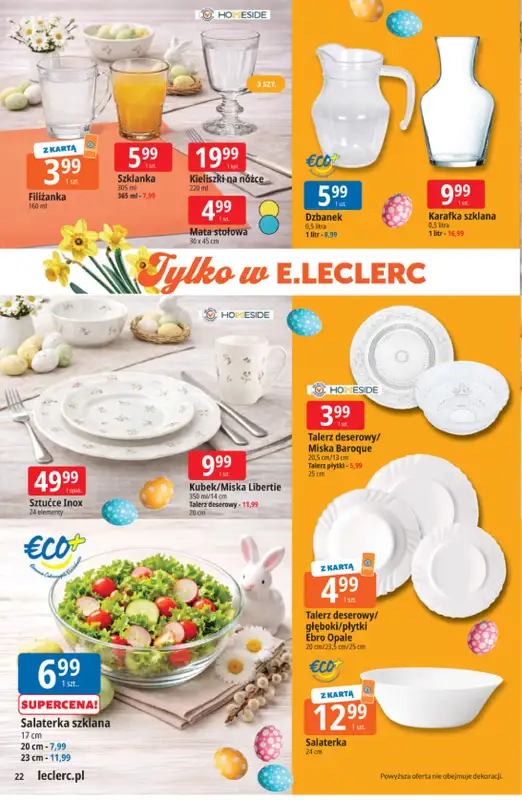 Leclerc - gazetka promocyjna Oferta E.Leclerc I Wielkanocne smaki od wtorku 24.03 do soboty 04.04 - strona 13