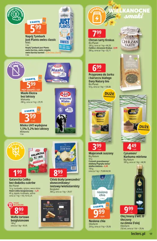 Leclerc - gazetka promocyjna Oferta E.Leclerc I Wielkanocne smaki od wtorku 24.03 do soboty 04.04 - strona 11