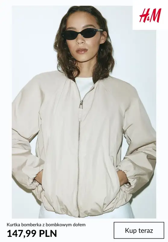 H&M - gazetka promocyjna Damskie kurtki bomberki od czwartku 19.03  - strona 6