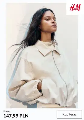 H&M - gazetka promocyjna Damskie kurtki bomberki od czwartku 19.03  - strona 5