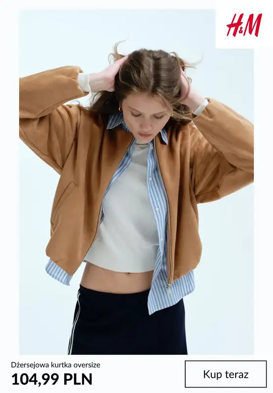 H&M - gazetka promocyjna Damskie kurtki bomberki od czwartku 19.03  - strona 4