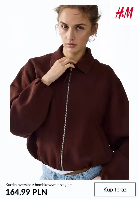 H&M - gazetka promocyjna Damskie kurtki bomberki od czwartku 19.03  - strona 9