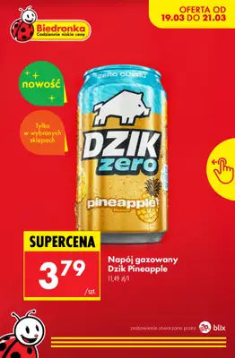 Biedronka - gazetka promocyjna Nowości w Biedronce! od czwartku 19.03 do soboty 21.03