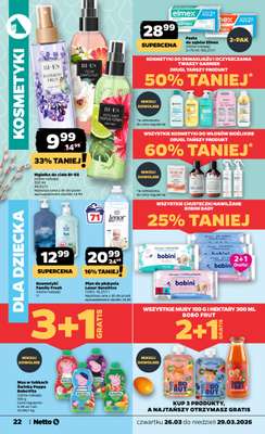 Netto - gazetka promocyjna Gazetka od czwartku 26.03 do niedzieli 29.03 - strona 22