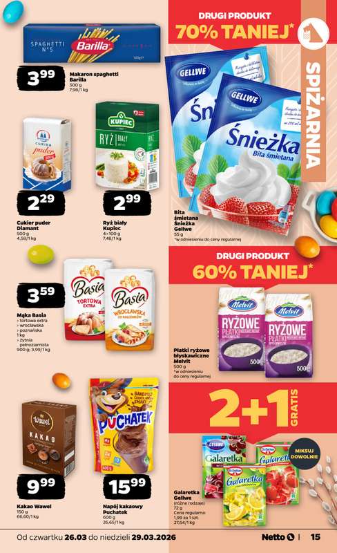 Netto - gazetka promocyjna Gazetka od czwartku 26.03 do niedzieli 29.03 - strona 15