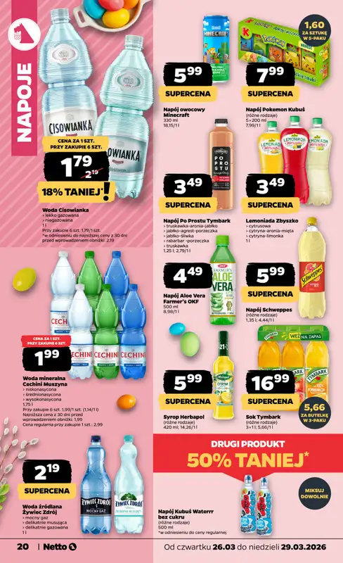 Netto - gazetka promocyjna Gazetka od czwartku 26.03 do niedzieli 29.03 - strona 20