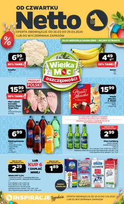 Netto - gazetka promocyjna Gazetka od czwartku 26.03 do niedzieli 29.03