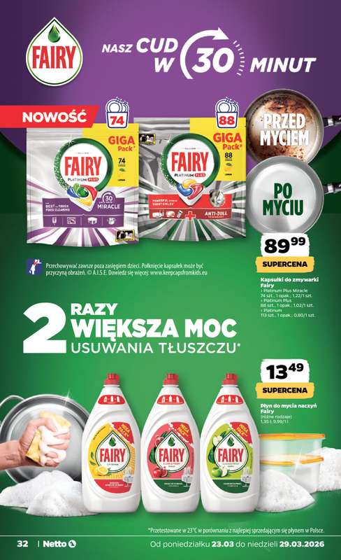 Netto - gazetka promocyjna Gazetka od poniedziałku 23.03 do niedzieli 29.03 - strona 32