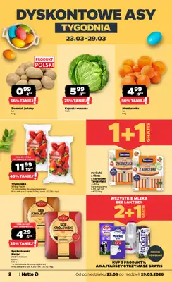 Netto - gazetka promocyjna Gazetka od poniedziałku 23.03 do niedzieli 29.03 - strona 2