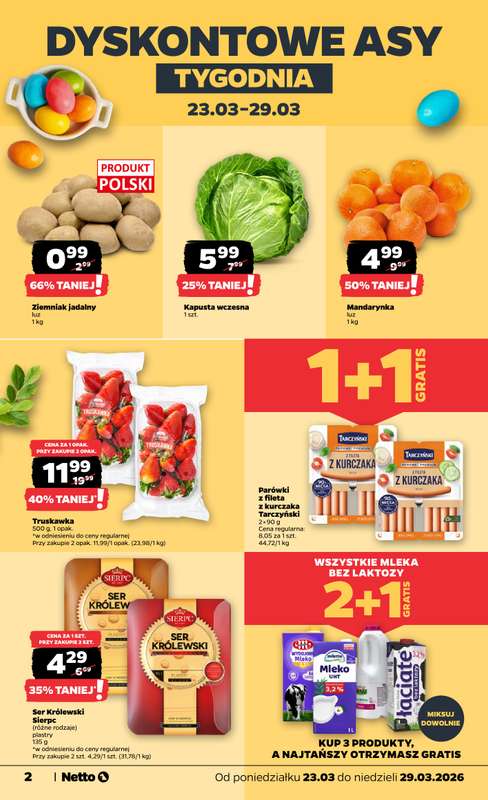 Netto - gazetka promocyjna Gazetka od poniedziałku 23.03 do niedzieli 29.03 - strona 2