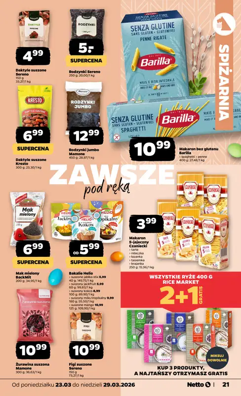 Netto - gazetka promocyjna Gazetka od poniedziałku 23.03 do niedzieli 29.03 - strona 21