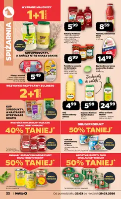 Netto - gazetka promocyjna Gazetka od poniedziałku 23.03 do niedzieli 29.03 - strona 22