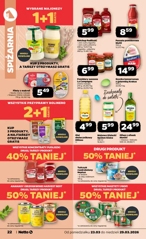 Netto - gazetka promocyjna Gazetka od poniedziałku 23.03 do niedzieli 29.03 - strona 22