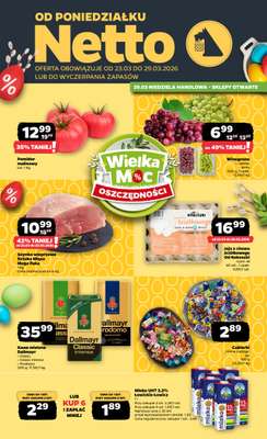 Netto - gazetka promocyjna Gazetka od poniedziałku 23.03 do niedzieli 29.03