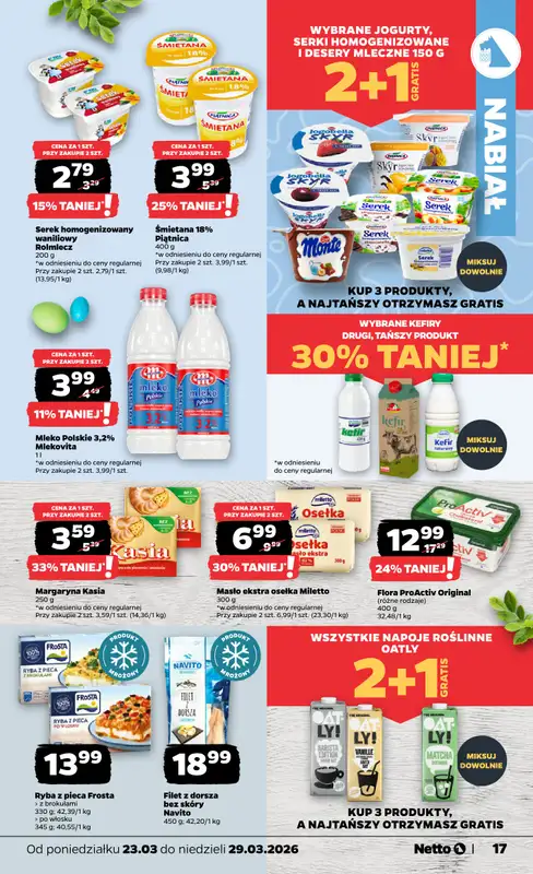 Netto - gazetka promocyjna Gazetka od poniedziałku 23.03 do niedzieli 29.03 - strona 17