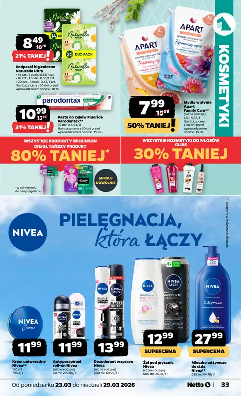 Netto - gazetka promocyjna Gazetka od poniedziałku 23.03 do niedzieli 29.03 - strona 33