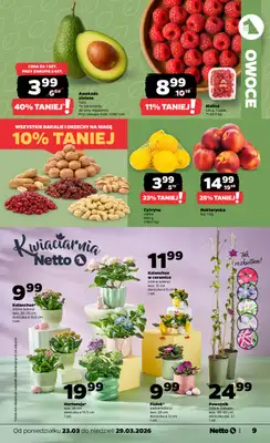Netto - gazetka promocyjna Gazetka od poniedziałku 23.03 do niedzieli 29.03 - strona 9