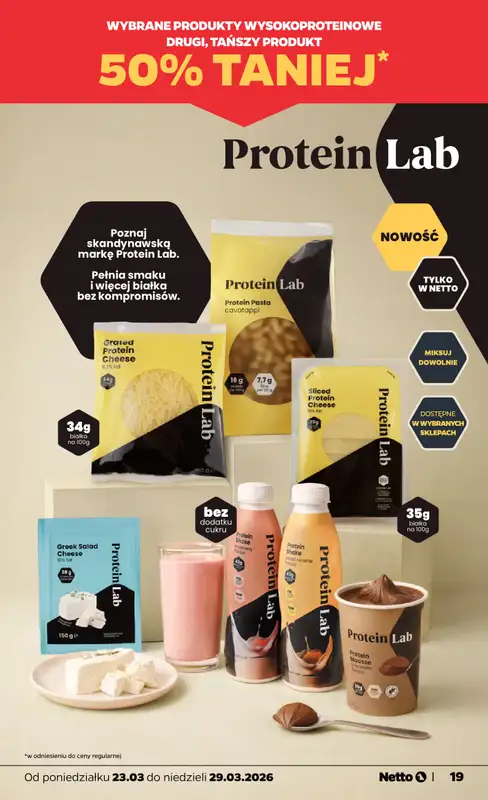 Netto - gazetka promocyjna Gazetka od poniedziałku 23.03 do niedzieli 29.03 - strona 19