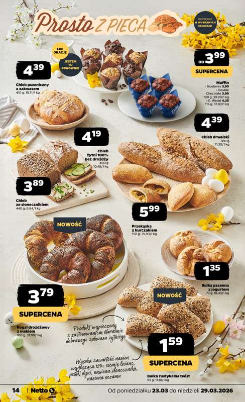 Netto - gazetka promocyjna Gazetka od poniedziałku 23.03 do niedzieli 29.03 - strona 14