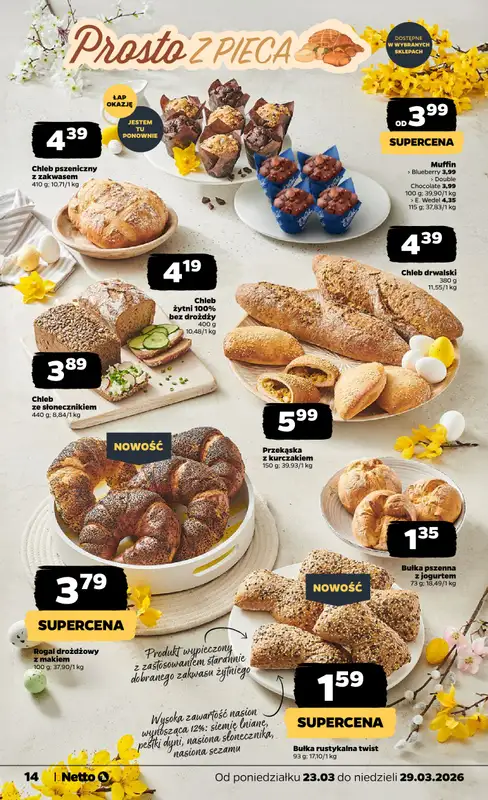 Netto - gazetka promocyjna Gazetka od poniedziałku 23.03 do niedzieli 29.03 - strona 14