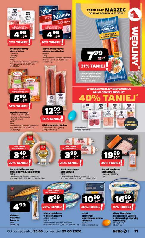 Netto - gazetka promocyjna Gazetka od poniedziałku 23.03 do niedzieli 29.03 - strona 11