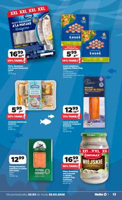 Netto - gazetka promocyjna Gazetka od poniedziałku 23.03 do niedzieli 29.03 - strona 13