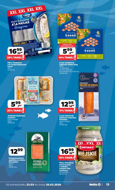 Netto - gazetka promocyjna Gazetka od poniedziałku 23.03 do niedzieli 29.03 - strona 13