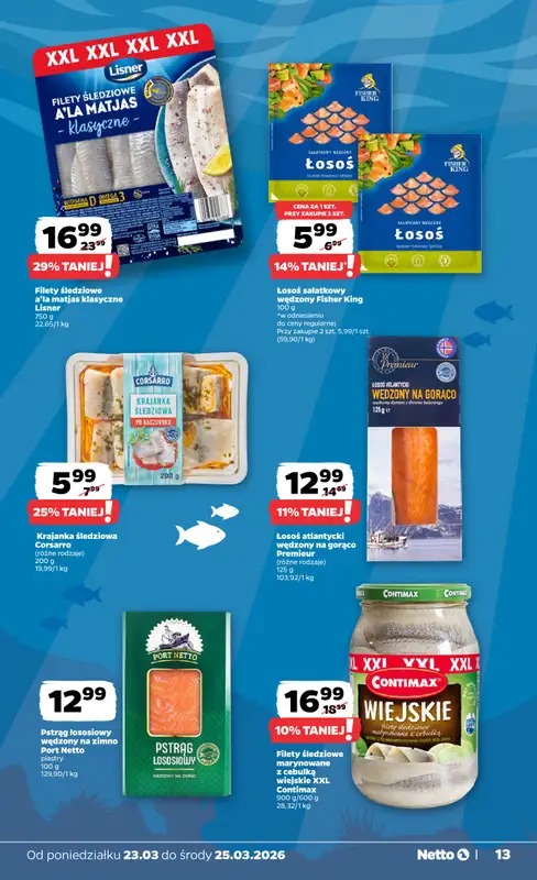Netto - gazetka promocyjna Gazetka od poniedziałku 23.03 do niedzieli 29.03 - strona 13