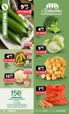 Netto - gazetka promocyjna Gazetka od poniedziałku 23.03 do niedzieli 29.03 - strona 8