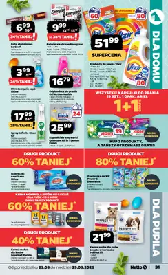 Netto - gazetka promocyjna Gazetka od poniedziałku 23.03 do niedzieli 29.03 - strona 31