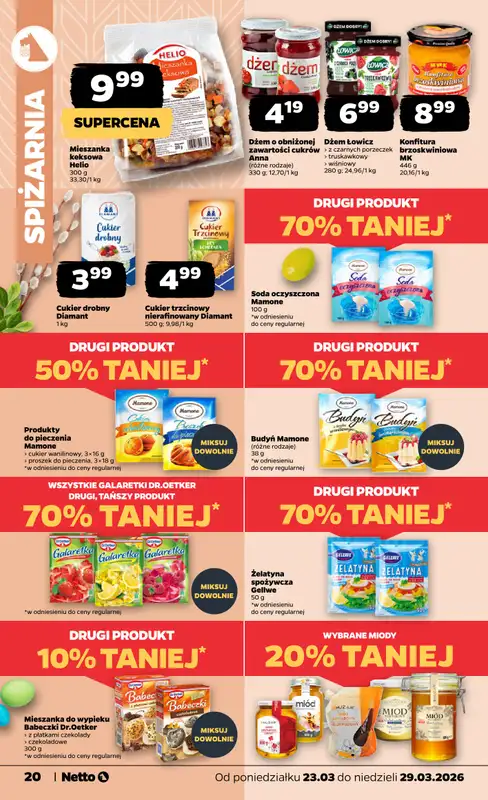 Netto - gazetka promocyjna Gazetka od poniedziałku 23.03 do niedzieli 29.03 - strona 20