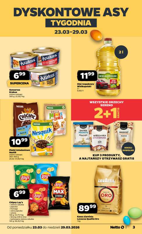 Netto - gazetka promocyjna Gazetka od poniedziałku 23.03 do niedzieli 29.03 - strona 3