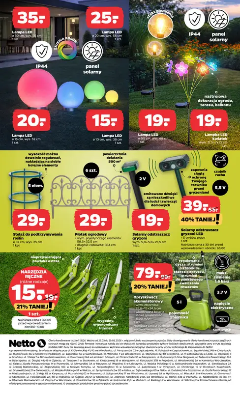 Netto - gazetka promocyjna Gazetka od poniedziałku 23.03 do niedzieli 29.03 - strona 39