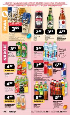 Netto - gazetka promocyjna Gazetka od poniedziałku 23.03 do niedzieli 29.03 - strona 30