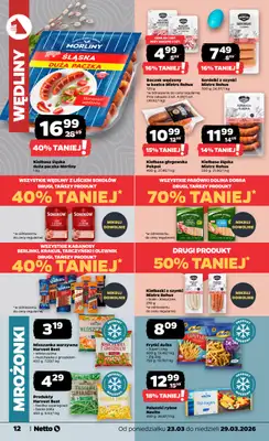 Netto - gazetka promocyjna Gazetka od poniedziałku 23.03 do niedzieli 29.03 - strona 12