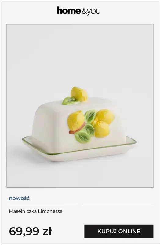 home&you - gazetka promocyjna Wzór w cytryny od czwartku 19.03 do niedzieli 29.03 - strona 9