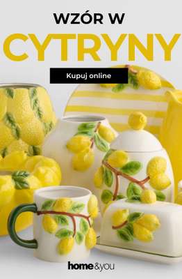 home&you - gazetka promocyjna Wzór w cytryny od czwartku 19.03 do niedzieli 29.03