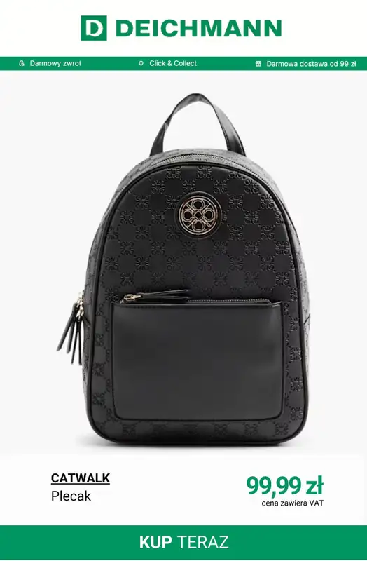 Deichmann - gazetka promocyjna -30% na nieprzecenione torby i plecaki od czwartku 19.03 do wtorku 31.03 - strona 11