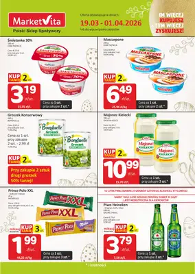 Marketvita - gazetka promocyjna Wielopaki  do środy 01.04