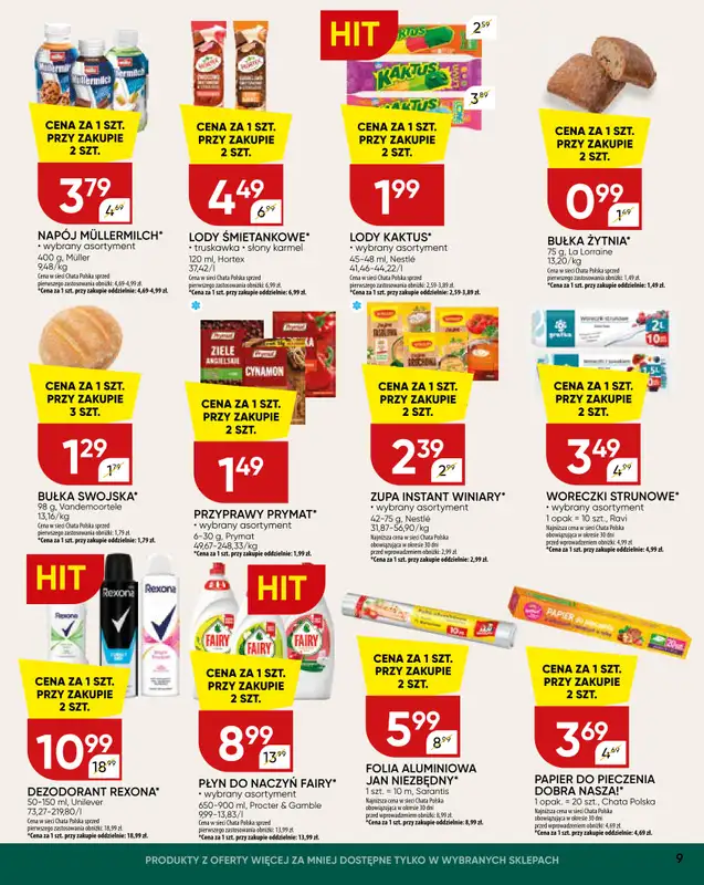 Chata Polska - gazetka promocyjna Gazetka  do soboty 04.04 - strona 9