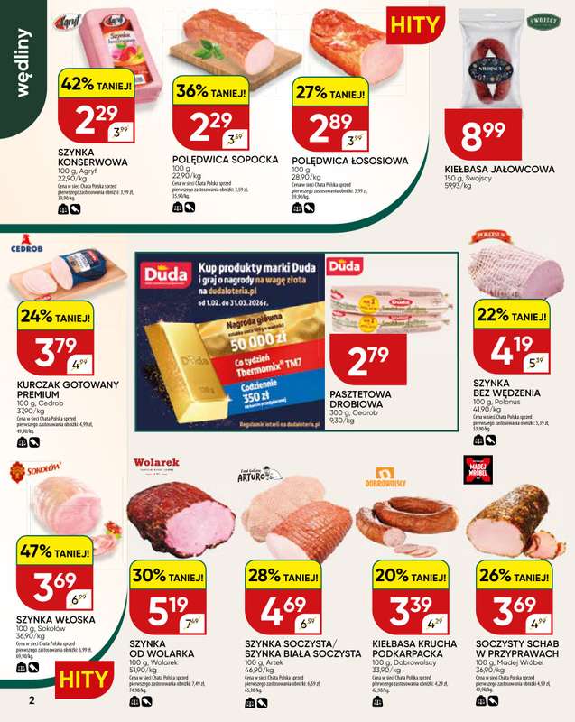 Chata Polska - gazetka promocyjna Gazetka  do soboty 04.04 - strona 2