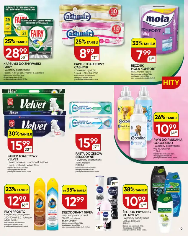 Chata Polska - gazetka promocyjna Gazetka od czwartku 26.03 do soboty 04.04 - strona 19