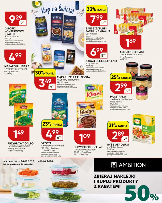 Chata Polska - gazetka promocyjna Gazetka  do soboty 04.04 - strona 12