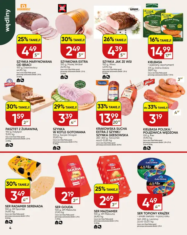 Chata Polska - gazetka promocyjna Gazetka od czwartku 26.03 do soboty 04.04 - strona 4