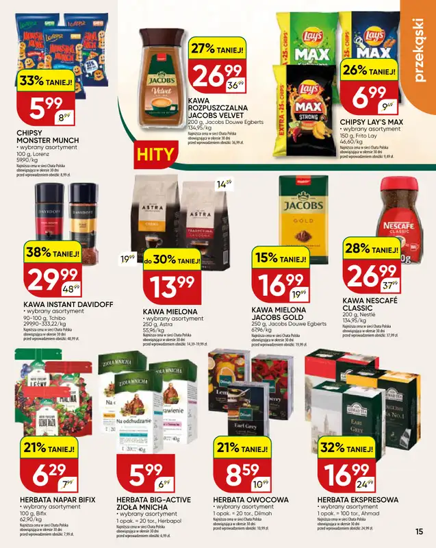 Chata Polska - gazetka promocyjna Gazetka od czwartku 26.03 do soboty 04.04 - strona 15