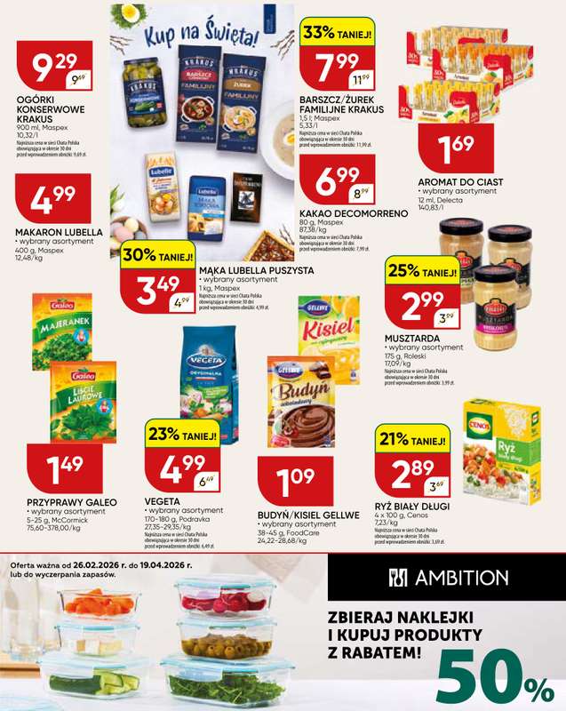 Chata Polska - gazetka promocyjna Gazetka  do soboty 04.04 - strona 12