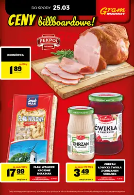 Gram Market - gazetka promocyjna Cały tydzień niskie ceny od piątku 20.03 do środy 25.03 - strona 3